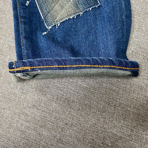 Levi's 513 x Junya Watanabe Patchwork Denim Jeans Men 30 x 32 Blue Casual Pants - Picture 10 of 16